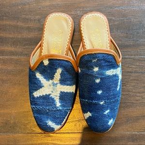 Women’s Indigo Mules Size 5/36